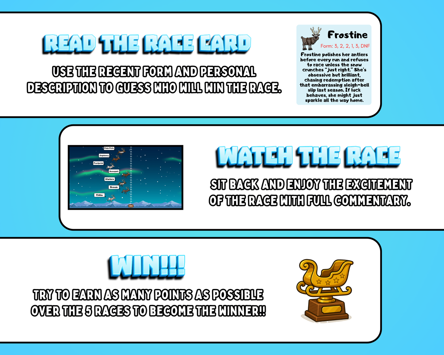 Reindeer Racing 2025 Christmas Game: Virtual Party Game (Digital Download)